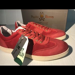 Psycho bunny shoes size 10.5 men’s red NWT